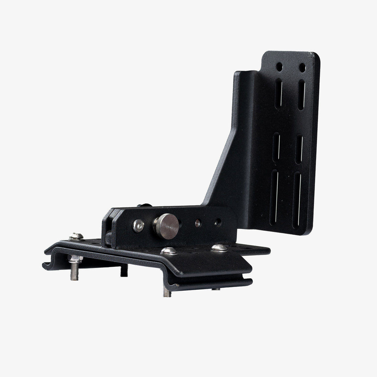ARB Base Rack quick release awning bracket installed, no drilling required