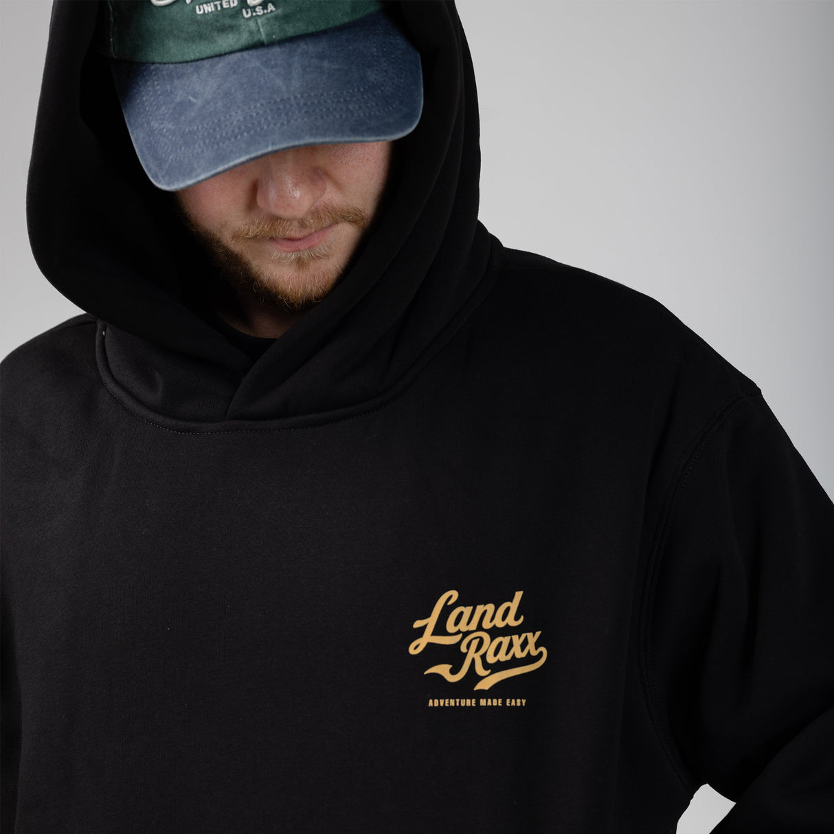 Land Raxx Sherpa Hoodie Black