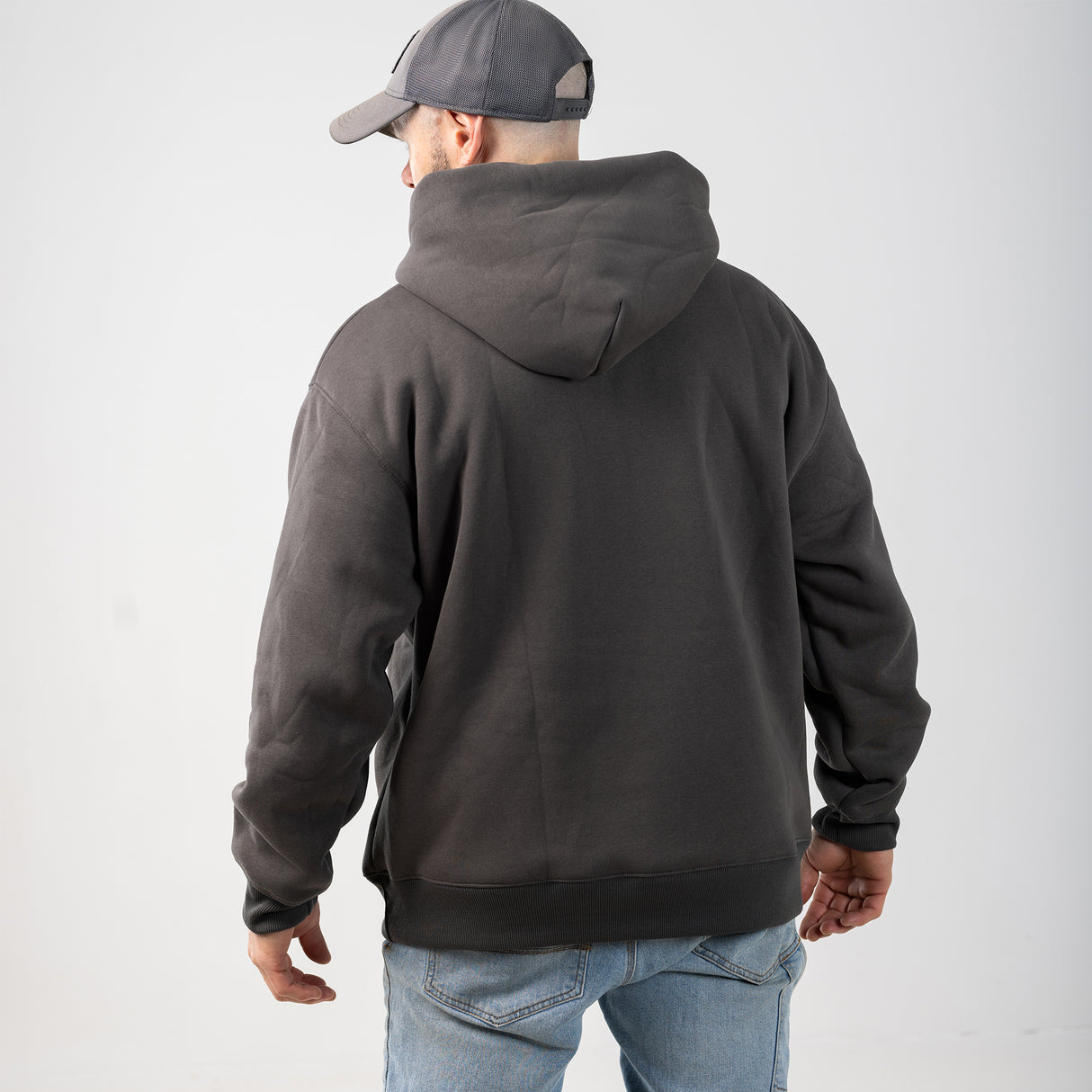 Land Raxx Sherpa Hoodie Grey
