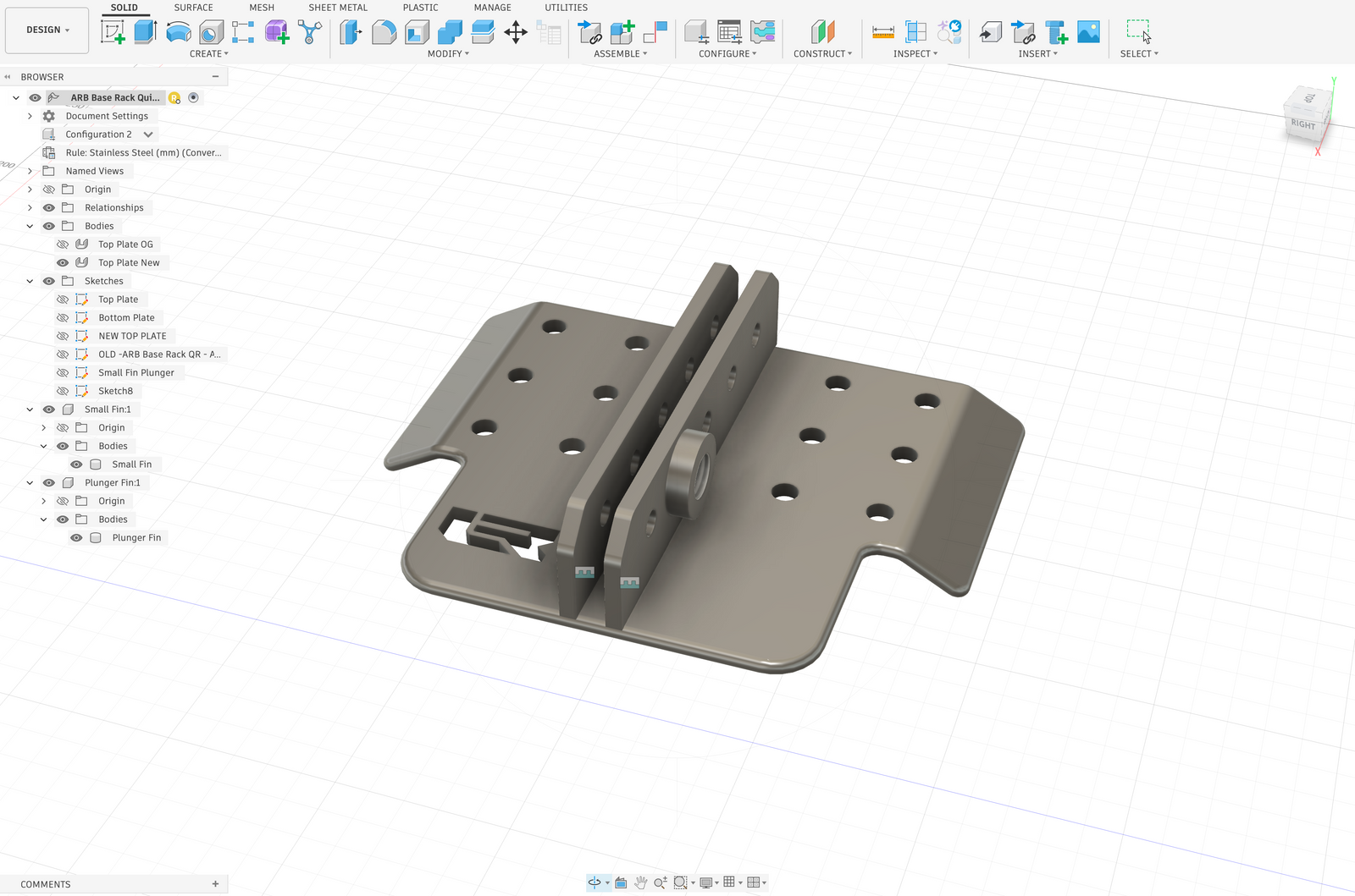 3.6KG OF STAINLESS PER BRACKET. YES, WE KNOW.