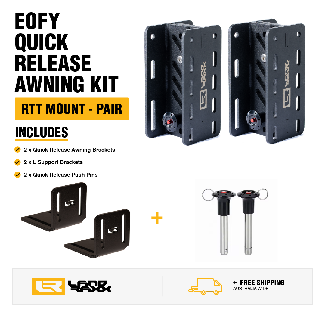 EOFY Quick Release Awning Kit – RTT Mount - Pair