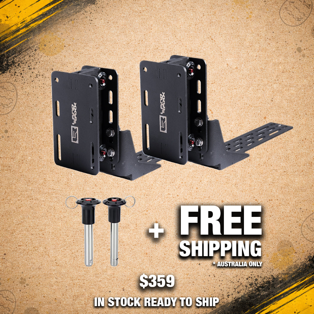 Easter Bundle - L Brackets & Quick Release Awning Brackets - Pair