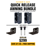 Quick Release Awning Bracket Bundle - RTT Mount 2 x Pack
