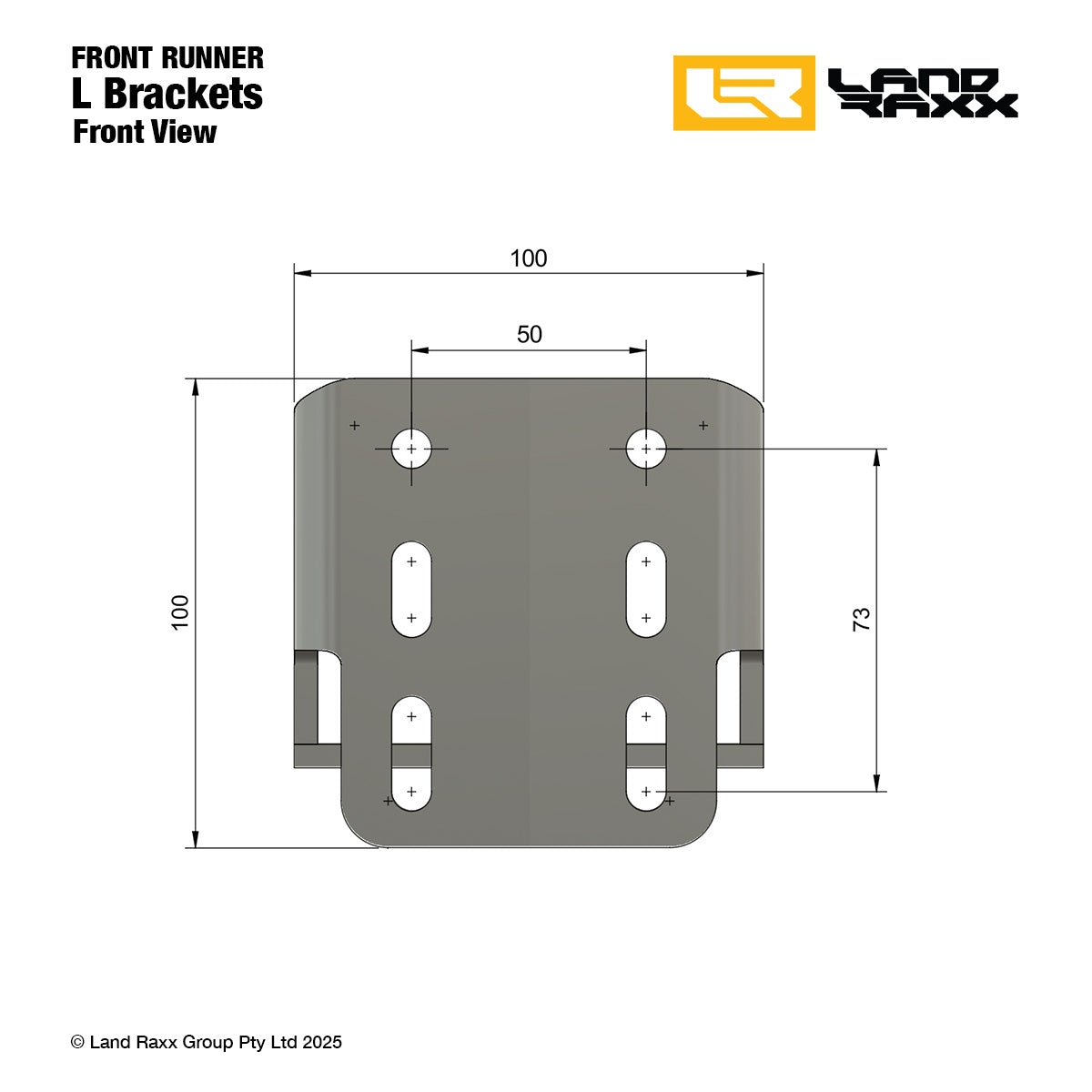 L Brackets for Front Runner Slimline Platforms