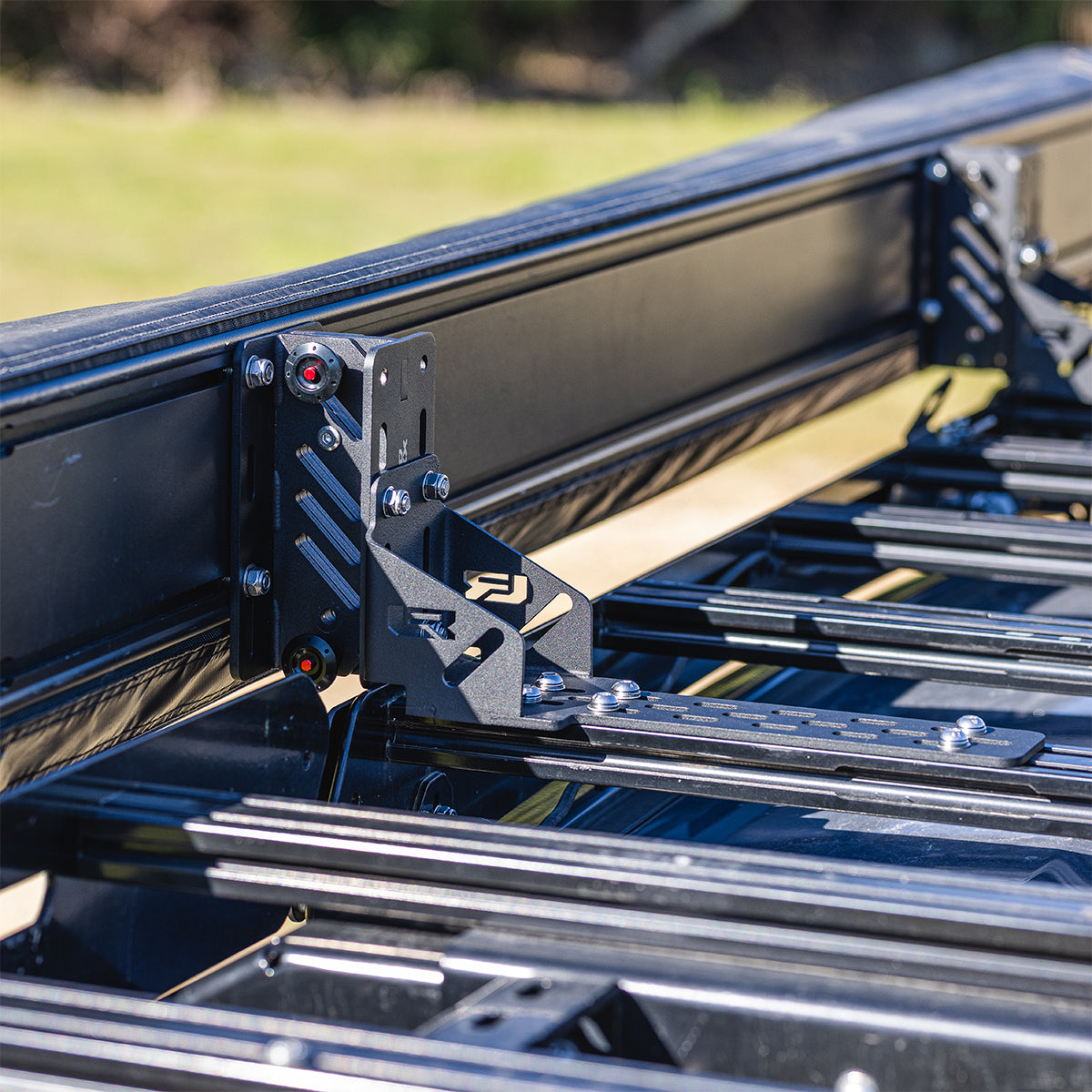 Heavy-Duty Quick-Release Awning Brackets with L Brackets - Three