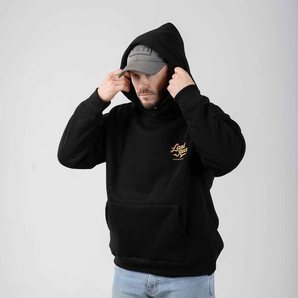Land Raxx Sherpa Hoodie Black