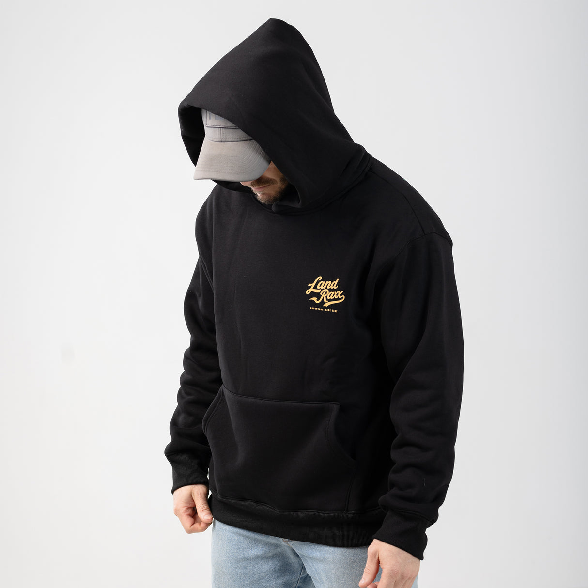 Land Raxx Sherpa Hoodie Black