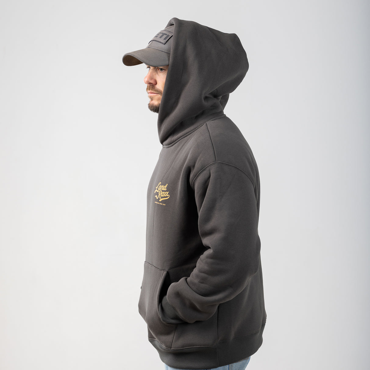Land Raxx Sherpa Hoodie Grey