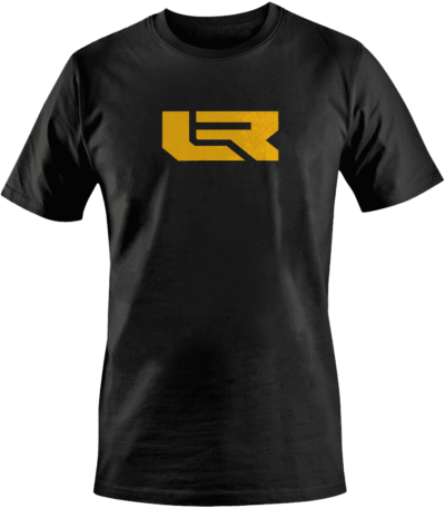 SHORT SLEEVE LR TEE - BLACK